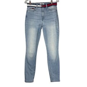 Tommy Hilfiger Women's Jeans High Rise Curve Skinny Jeans, Light Wash, Size 6